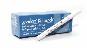 levulan kerastick for blu-u PDT skin cancer treatment