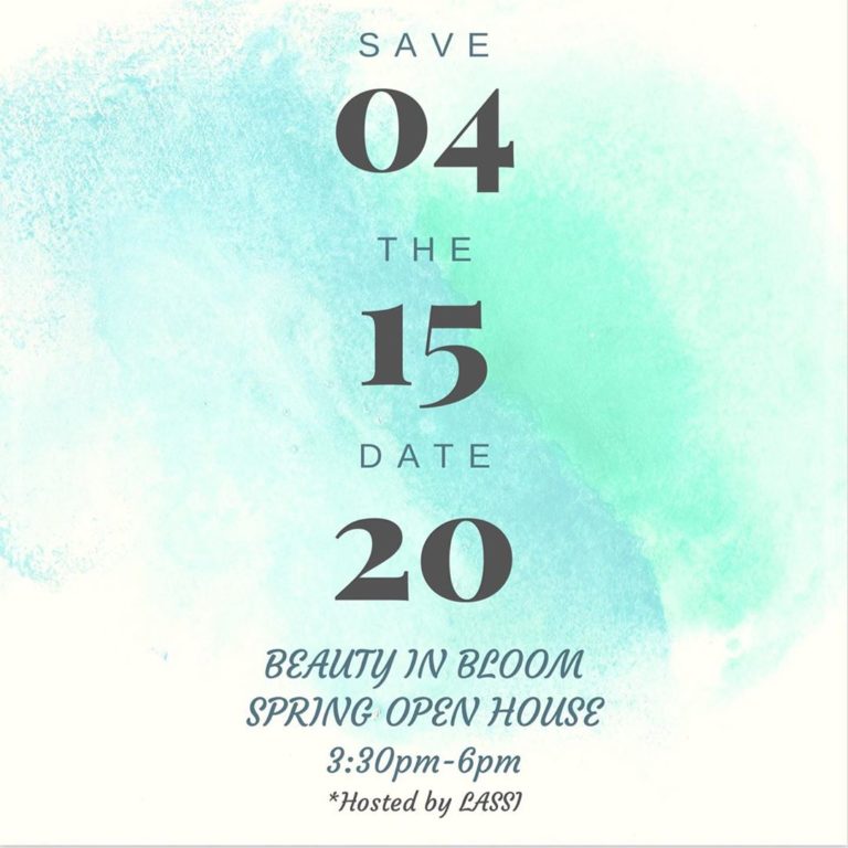 beauty in bloom save the date