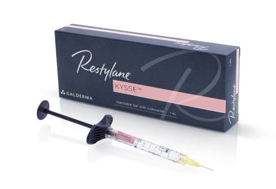 restylane kysse box and syringe